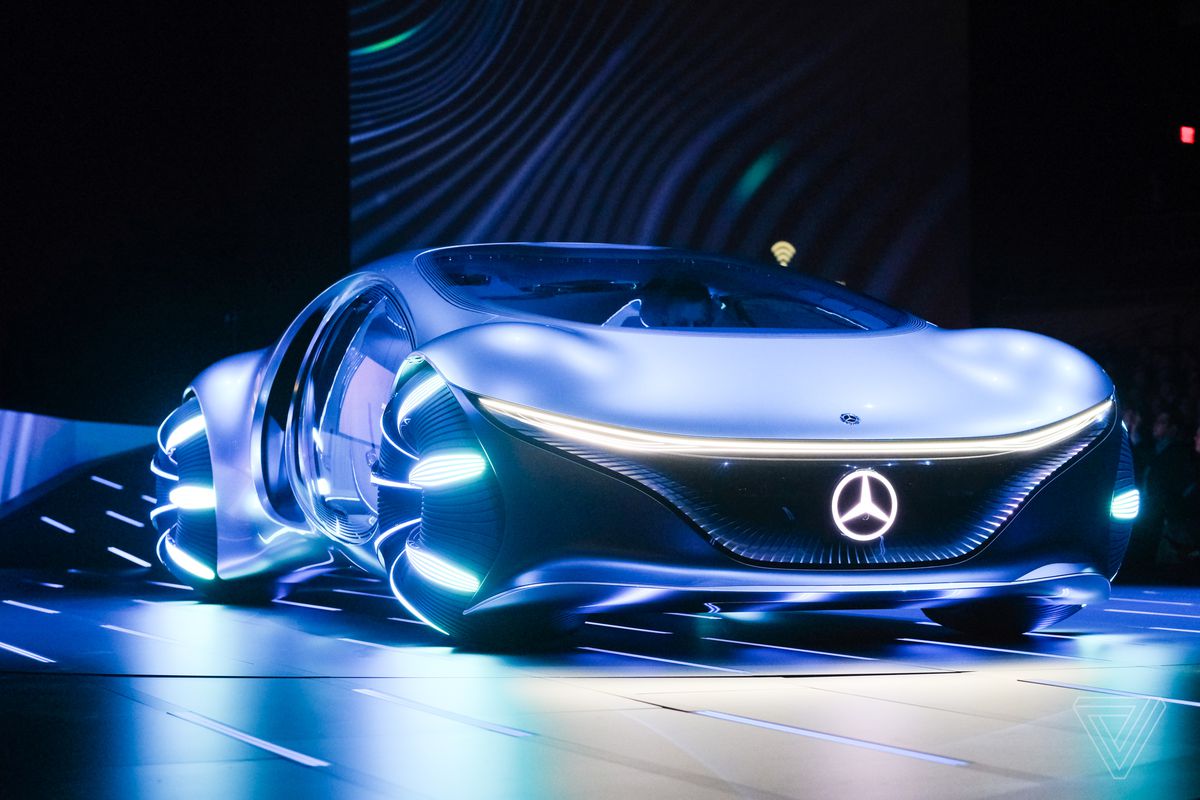 Mercedes Benz электромобиль 2020